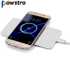 POWSTRO Qi Standard Smart Phone Charger 5V/ 2A Adapter Receptor Coils Qi Wireless Charging Pad For Qi Enable Devices For Phone
