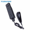 FORNORM 2 in 1 Remote Game Handle controller Built in Motion Plus MP Bluetooth  Remote Nunchuck Controller for Nintendo Wii