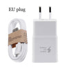 Powstro Fast Charger USB power 5V 2A / 9V 1.67A EU US Plug Travel Wall Charger Micro USB Data Cable For Samsung S6 S7 Edge