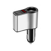 Powstro 5V 3.1A Dual USB Car Charger with LED Digital Display Fast Charging with Cigarette Lighter Power Socket for all the car