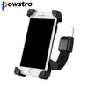 POWSTRO Motorbike Phone Holder Adjustable 360 Degrees Rotate Motorcyle/Scooter /Electric 4.8 to 7.6 Inches of Mobile Phone/MP4