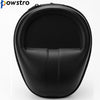 Powstro PU Wired Wireless Bluetooth Over-Ear Headset Carrying Case Earphone Storage Bag Case Black widely application