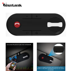 Vingtank Car Wireless Bluetooth Speakerphone Hands-free Car Kit Magnetic Sunvisor In-Car Speaker Player Support Private Talk