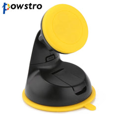 POWSTRO Universal Magnetic Car Phone Holder with Sucker 360 Degree Rotate Windshied Sucker Phone Stander for Samsung GPS IPhone