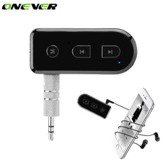 Onever 3.5mm Bluetooth Receiver Car Audio Music Receiver Adapter Support Apple Siri Function Car Kit AUX Streaming For Speaker
