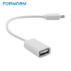 FORNORM Micro USB OTG Cable USB 2.0 OTG Adapter Converter for Samsung Xiaomi Huawei LG Sony TCL Htc Android mobile phone