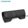 Foornorm 1 Pair Mini Portable Clipon USB Stereo Speakers Line Controller Computer Controller Soundbar For Laptop