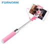 FORNORM Mini Selfie Stick With Button Wired Silicone Handle Monopod Universal For iPhone6 5 Android Samsung Huawei Xiaomi Sticks