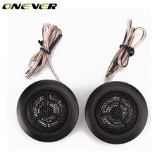 Onever 2Pcs Universal 12V 150W High Power Car Tweeters 49mm Dome Loudspeaker Auto Sound Speaker Audio Component Speakers for Car