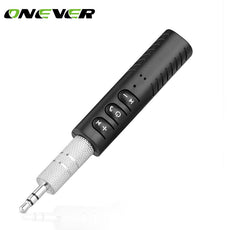 Onever universal 3.5mm Car Kit Bluetooth 4.1 Receiver Music Audio Receiver Adapter AUX Streaming A2DP Kit for Speaker Headphone