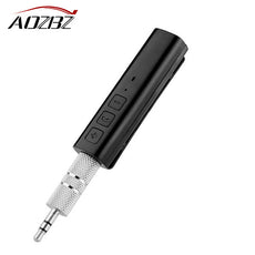 Aozbz universal 3.5mm Car Kit Bluetooth 4.2 Car Receiver Music Audio Receiver Adapter with Clip AUX A2DP for Speaker Headphone