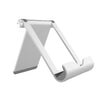 Powstro Aluminum Alloy Desk Mobile Stand Bracket Portable Foldable Phone Tablet Holder For Travel Home Outside Video Movie Game