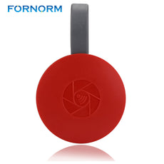 FORNORM RED Wireless TV Diaplay Dongle Receiver 2.4G Video Adapter Gaming HD 1080P For iOS Android Smartphones Tablet PC