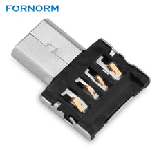 FORNORM Mini USB Flash Disk U Disk Micro USB Male to USB Female OTG Adapter Converter For Android Tablet Phone