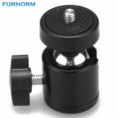 Fornorm 360 Degree Rotatable Mini Ball Head Bracket Holder for 1/4" Screw Mount Tripod for DSLR Camera Adjustable
