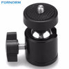 Fornorm 360 Degree Rotatable Mini Ball Head Bracket Holder for 1/4" Screw Mount Tripod for DSLR Camera Adjustable