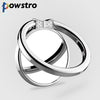Powstro Metal Finger Ring Mobile Phone Smartphone 360 Degree Stand Holder For iPhone Samsung Smart Phone GPS MP3 Car Mount Stand