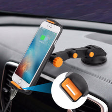 Powstro 360 Degree car windshield mobile phone holder stand strong suction mount holder for the car for smartphone iphone GPS
