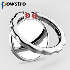 Powstro 360 Degree Metal Finger Ring Mobile Phone Smartphone Stand Holder For iPhone Samsung Smart Phone GPS MP3 Car Mount Stand