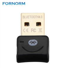 FORNORM Mini USB Bluetooth Adapter V4.0 CSR Wireless Bluetooth Dongle 4.0 Transmitter For Windows 10 8 Win 7 Vista XP 32/64 Bit