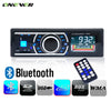 Onever 12V Bluetooth Car Stereo Audio MP3 Player 60W*4 FM Radio Aux Input Receiver Car HandsFree SD USB with Remote