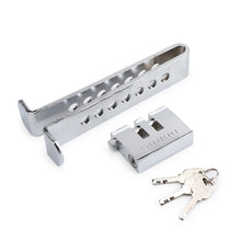 7 Holes Stainless Steel Car Clutch Pedal Brake Lock Security Anti-theft Device