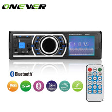 Car radio bluetooth In-Dash 1 DIN 12V autoradio tuner Audio Stereo FM MP3 Hands-free Call Aux Input USB with Remote USB/SD MMC