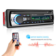 Bluetooth Car Stereo Audio In-Dash FM MP3 Radio Player with AUX-IN SD USB DC 12V