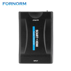 FORNORM 2017 Hot 1080P Scart To HDMI Audio Video Upscale Converter Adapter For HD TV DVD Sky Box Best Selling