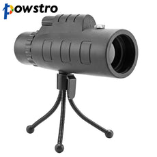 Universal 10X HD Optical Monocular Telescope Phone Lens with Phone Clip and Tripod for Ball Game Concert Theater Opera with Green Film Multicoated Glass Lens and BK4 Prism