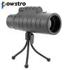 Universal 10X HD Optical Monocular Telescope Phone Lens with Phone Clip and Tripod for Ball Game Concert Theater Opera with Green Film Multicoated Glass Lens and BK4 Prism