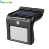 Modern 16-LED Solar Garden Lamp with Motion Sensor Bright Light Waterproof for Outdoor Lighting Wall-hung Security Use