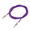 FORNORM 1m AUX Cable Nylon Braided 3.5mm Male to Male Stereo Audio Car Audio Cable Gold Plug For iPhone iPad Samsung Speaker