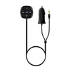 Aozbz Handsfree Bluetooth Car MP3 Player 3.5mm AUX Audio A2DP Music Receiver Adapter Support IOS Siri with Magnetic Base black