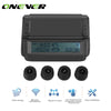 Onever Car TPMS Tire Pressure Monitoring System Solar Power charging Digital LCD Display Auto Security Alarm Systems 4 Sensors