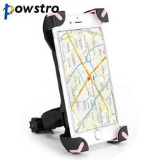 Powstro 360 Degree Rotation Bike Bicycle Motorcycle Handlebar Phone Holder Bracket Mount Shockproof for Iphone Samsung