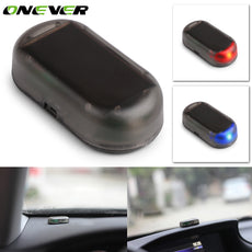 Onever Car Simulate Solar Anti-theft Warning Alarm LED Light Imitation Security Alarm System Warning Theft Flash Blinking Lamp