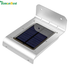 LemonBest LED Solar Garden Light Motion Sensor Security Lamp Waterproof Outdoor Lighting Patio Path Gutter Fence Lamps