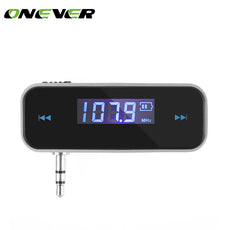 3.5mm A16 FM Transmitter LCD Diaplay In-car Music Audio Wireless Transmitter For Car Mobile Phones MP3 MP4 Player Tablet