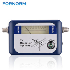 FORNORM DVB T Locator Digital Signal Finder with Compass Antenna Pointer Intensity Meter Antenna TV Receiver Via Satellite