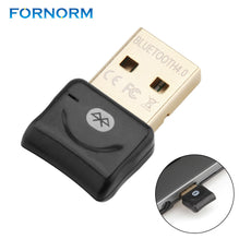 FORNORM Wireless USB Bluetooth Adapter 4.0 Mini Bluetooth Dongle CSR 4.0 Bluetooth Transmitter 3Mbps 20MFor Windows 10/8/7/XP