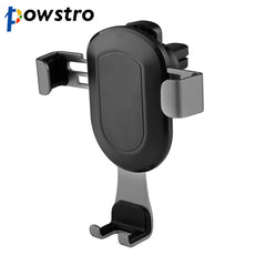 Powstro Gravity Sense Car Phone Holder Air Vent Outlet Mount Phone Mobile Holder Universal For iPhone Samsung Stand Bracket