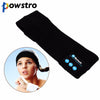 Powstro Wireless Bluetooth Stereo Music Sports Headband Audio Speaker Sweatband Headwear USB Rechargeable for Sport Running Yoga