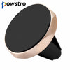 Powstro Car Air Vent Holder Mini Auto Magnet Phone Stand Bracket Metal Magnetic Mount Universal For All Phone
