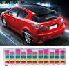 Car Decoration Sticker Music Rhythm LED Flash Light Lamp Voice-activated Equalizer Car Atmosphere LED Light Internal Accessories