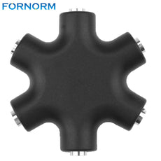 Fornorm Black Color Earphone Adapter Male To Female Audio Output Share Headphone Splitter Extension Line Dropship Support