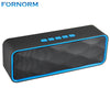 Fornorm Wireless Bluetooth Speakers Portable 6W Bass Soundbar Handsfree support TF card/Aux Loudspeaker HIFI Stereo Bass