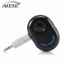 AOZBZ Mini 3.5 Wireless Blutooth For Car Music Audio Receiver Adapter Hands-free Car Kit AUX A2DP Streaming Kit for Speaker