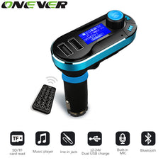 Onever Brand Car-styling 1pcs Car Audio MP3 Player USB Car Charger 1 din Wireless FM Transmitte USB SD MMC LCD Control Car Radio