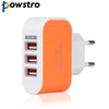 POWSTRO 3 USB Port Micro USB 3.1A Charger HUB EU US Plug Charging Adapter For Samsung Charger For iPhone For HTC All Smart Phone